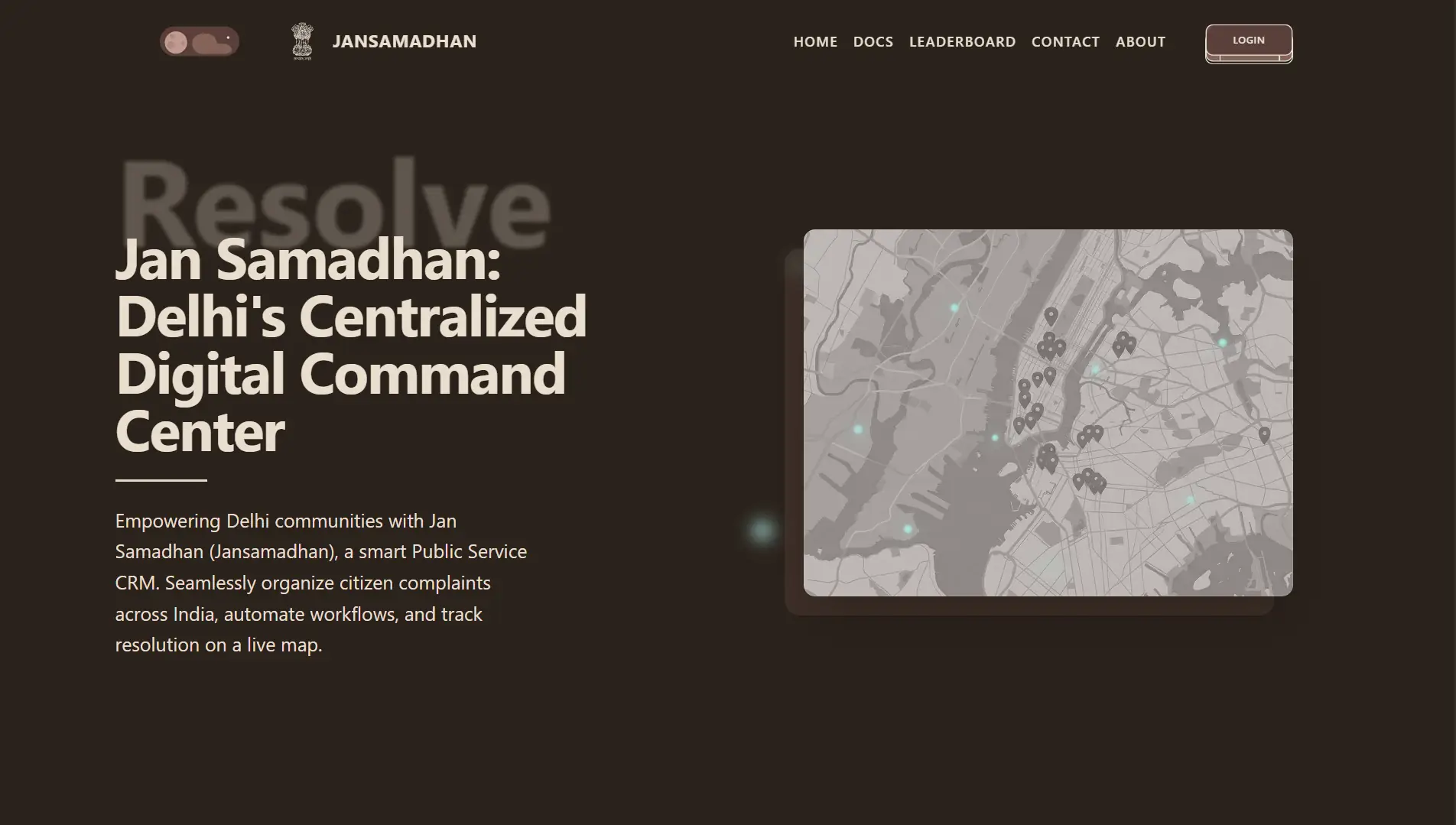 jansamadhan — Production AI project video preview and poster
